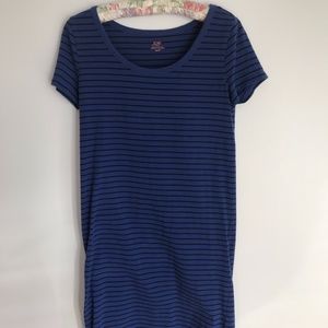 Joe Fresh Blue Striped Dress